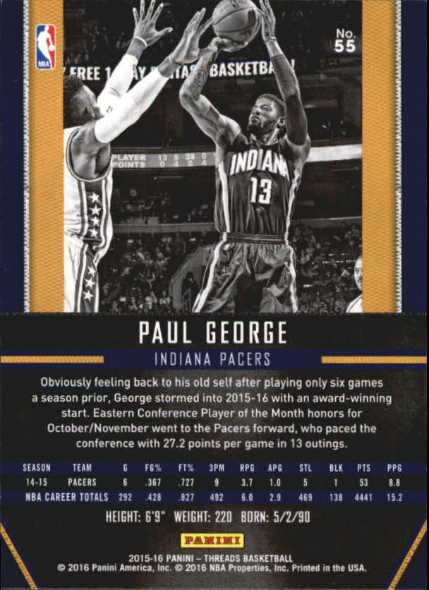 A0774- 2015-16 Panini Threads BK #S 1-331 + Einsätze -du Pick- 15 + Gratis US - Bild 111 von 386