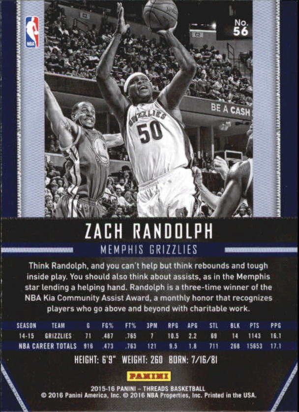 A0774- 2015-16 Panini Threads BK #S 1-331 + Einsätze -du Pick- 15 + Gratis US - Bild 113 von 386