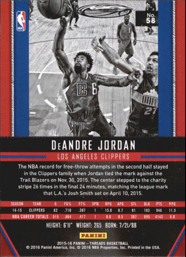 A0774- 2015-16 Panini Threads BK #S 1-331 + Einsätze -du Pick- 15 + Gratis US - Bild 117 von 386