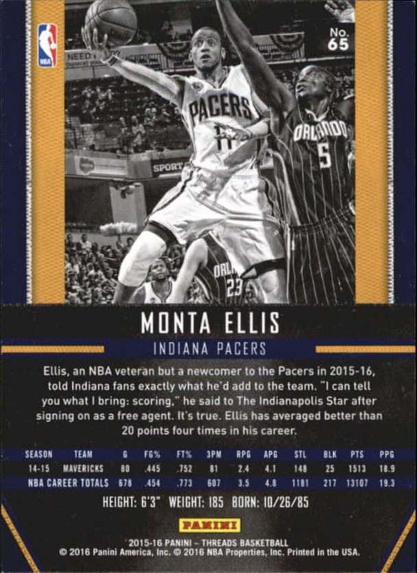 A0774- 2015-16 Panini Threads BK #S 1-331 + Einsätze -du Pick- 15 + Gratis US - Bild 131 von 386