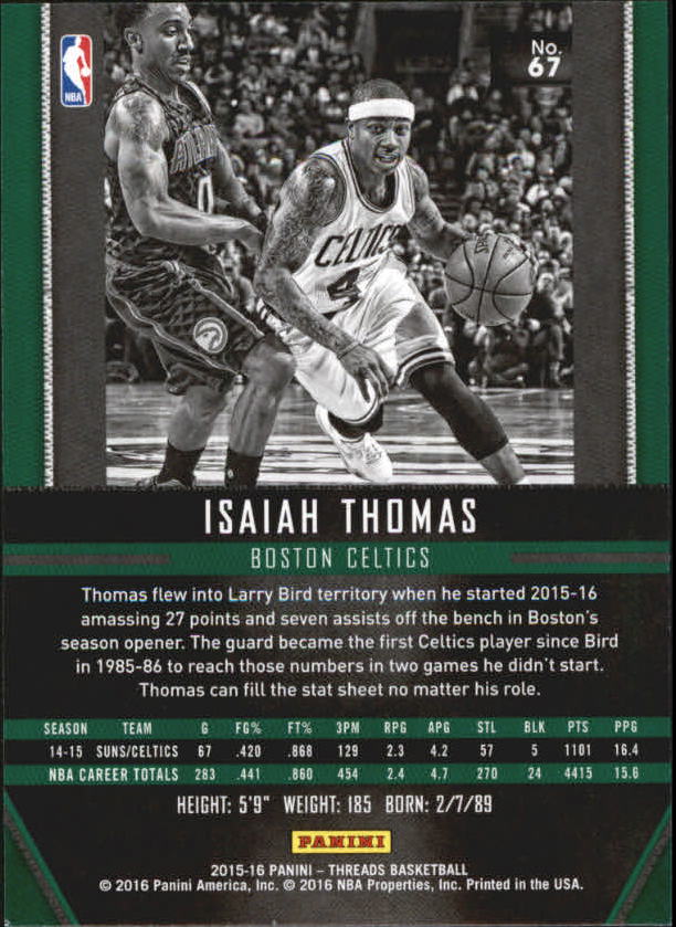 A0774- 2015-16 Panini Threads BK #S 1-331 + Einsätze -du Pick- 15 + Gratis US - Bild 135 von 386