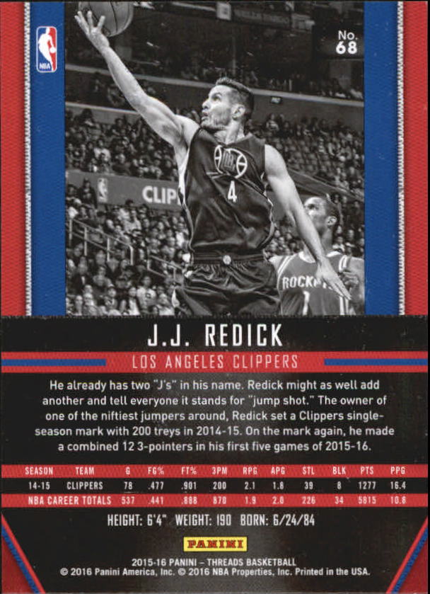 A0774- 2015-16 Panini Threads BK #S 1-331 + Einsätze -du Pick- 15 + Gratis US - Bild 137 von 386