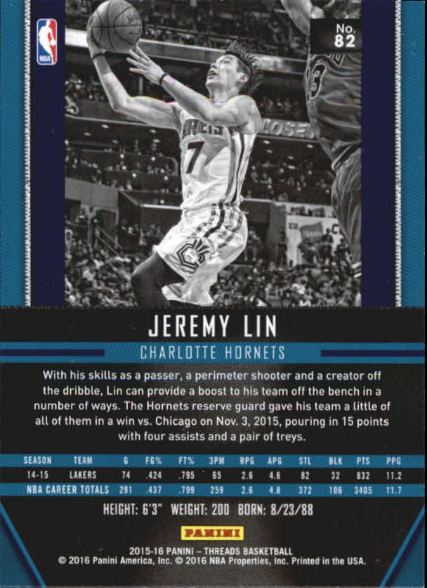 A0774- 2015-16 Panini Threads BK #S 1-331 + Einsätze -du Pick- 15 + Gratis US - Bild 165 von 386
