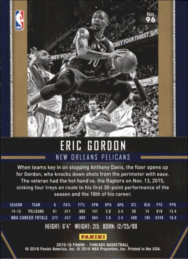 A0774- 2015-16 Panini Threads BK #S 1-331 + Einsätze -du Pick- 15 + Gratis US - Bild 193 von 386