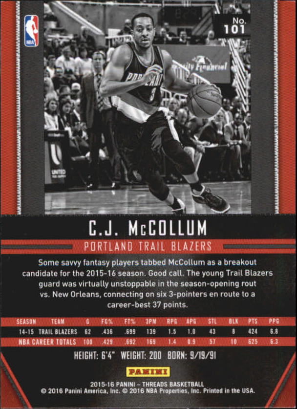 A0774- 2015-16 Panini Threads BK #S 1-331 + Einsätze -du Pick- 15 + Gratis US - Bild 203 von 386