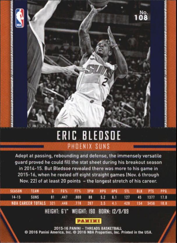 A0774- 2015-16 Panini Threads BK #S 1-331 + Einsätze -du Pick- 15 + Gratis US - Bild 217 von 386