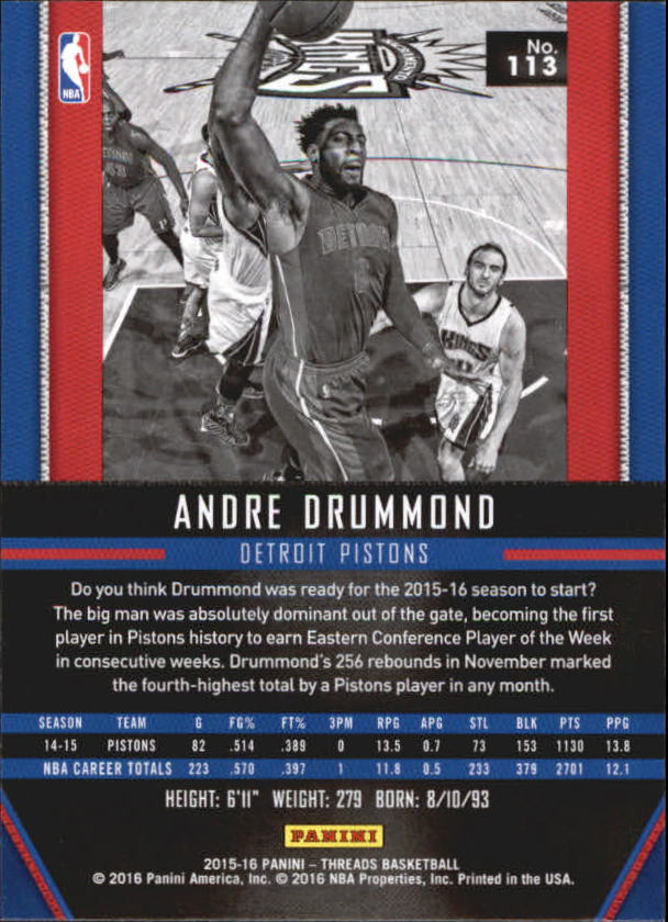 A0774- 2015-16 Panini Threads BK #S 1-331 + Einsätze -du Pick- 15 + Gratis US - Bild 227 von 386