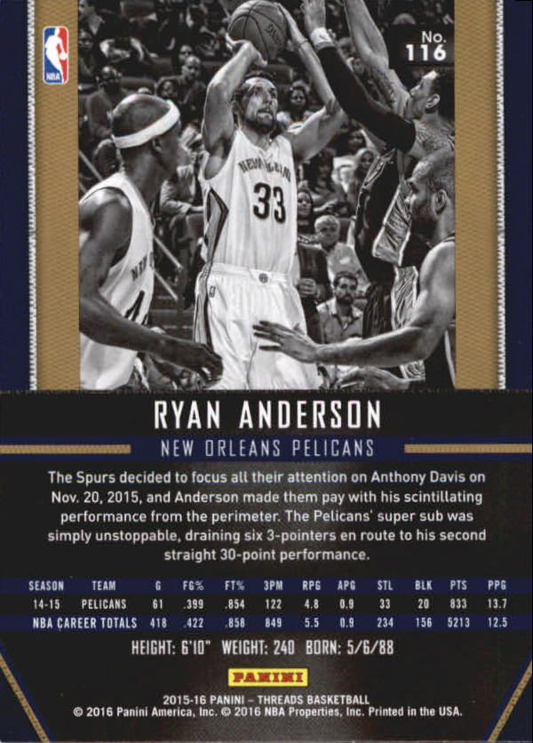 A0774- 2015-16 Panini Threads BK #S 1-331 + Einsätze -du Pick- 15 + Gratis US - Bild 233 von 386
