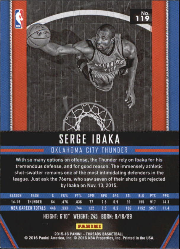A0774- 2015-16 Panini Threads BK #S 1-331 + Einsätze -du Pick- 15 + Gratis US - Bild 239 von 386