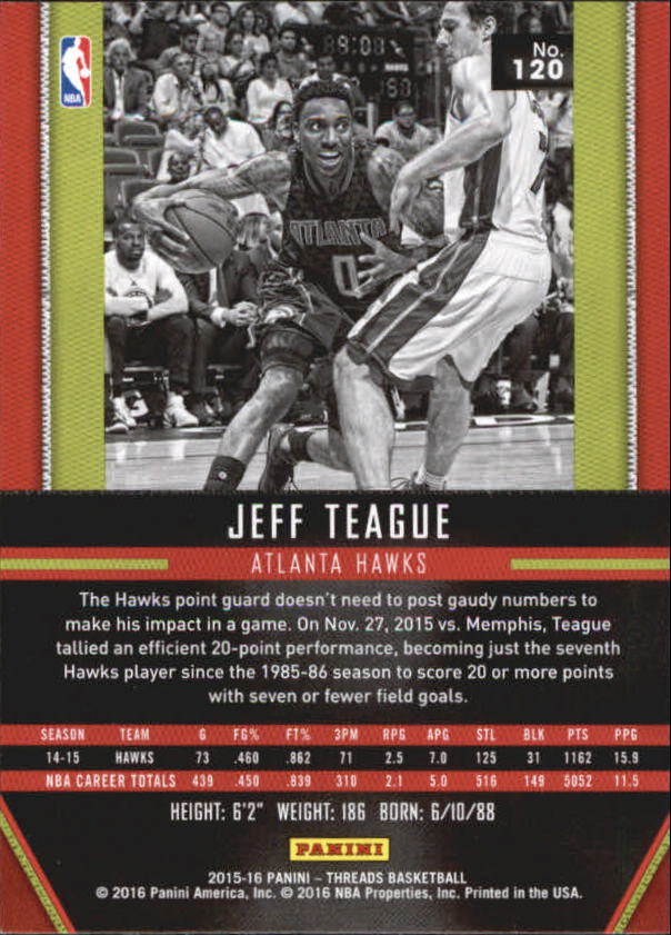 A0774- 2015-16 Panini Threads BK #S 1-331 + Einsätze -du Pick- 15 + Gratis US - Bild 241 von 386
