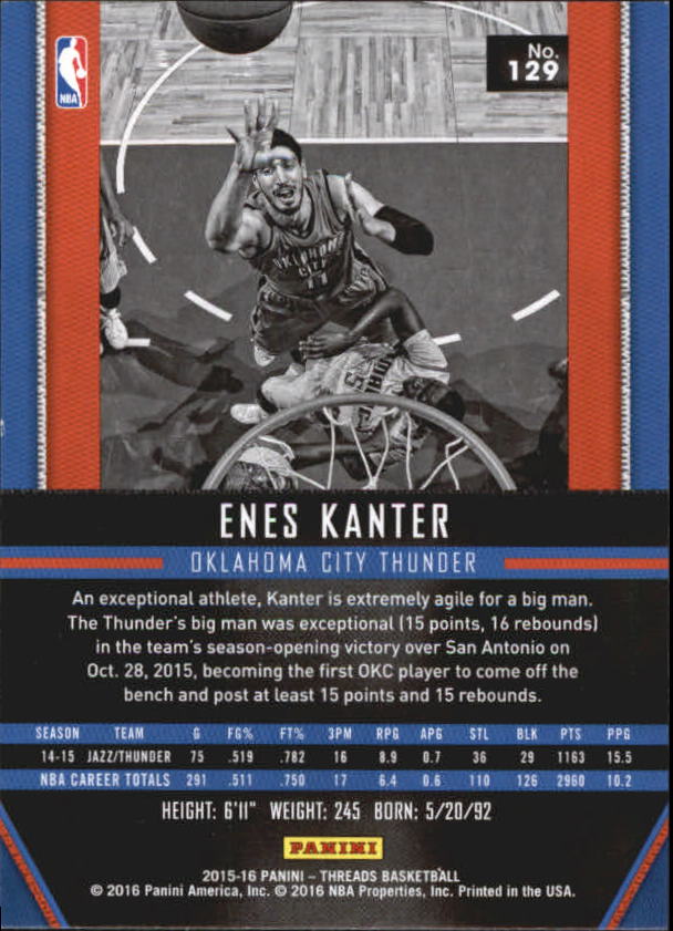 A0774- 2015-16 Panini Threads BK #S 1-331 + Einsätze -du Pick- 15 + Gratis US - Bild 257 von 386