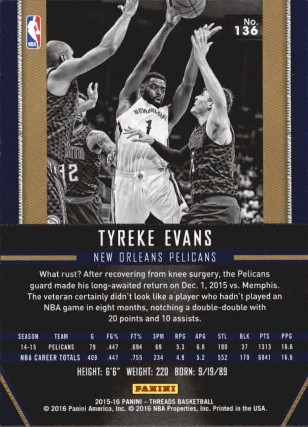 A0774- 2015-16 Panini Threads BK #S 1-331 + Einsätze -du Pick- 15 + Gratis US - Bild 271 von 386
