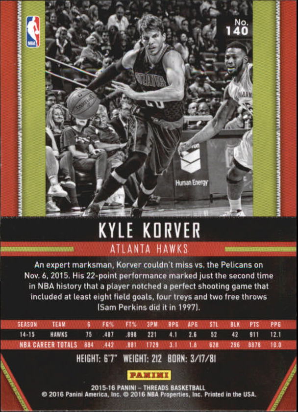A0774- 2015-16 Panini Threads BK #S 1-331 + Einsätze -du Pick- 15 + Gratis US - Bild 279 von 386