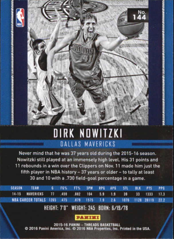 A0774- 2015-16 Panini Threads BK #S 1-331 + Einsätze -du Pick- 15 + Gratis US - Bild 287 von 386