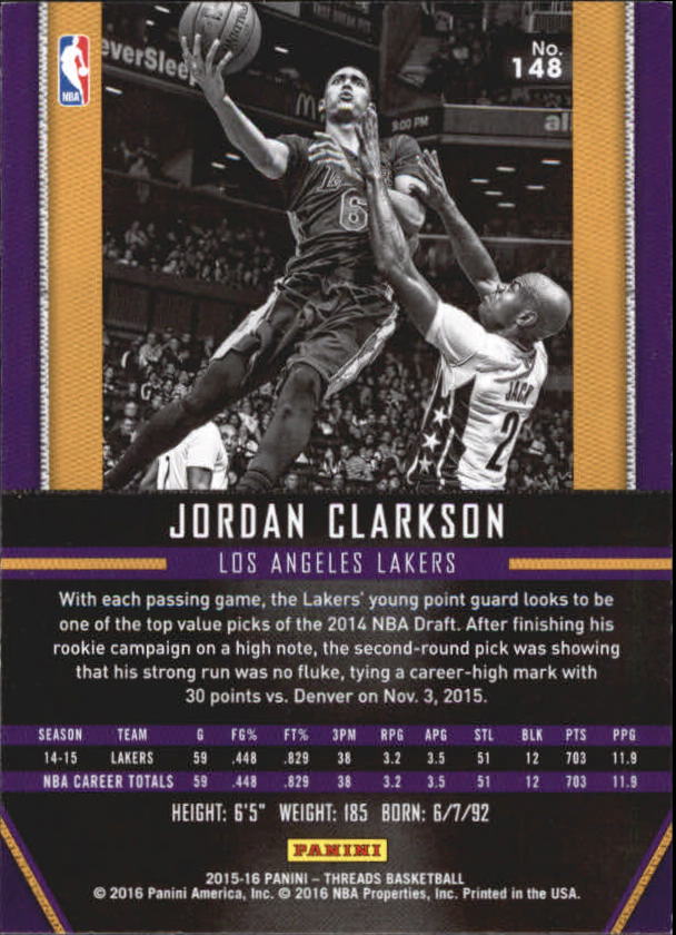A0774- 2015-16 Panini Threads BK #S 1-331 + Einsätze -du Pick- 15 + Gratis US - Bild 293 von 386