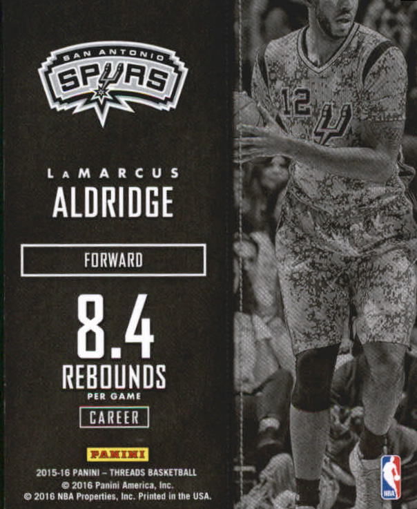 A0774- 2015-16 Panini Threads BK #S 1-331 + Einsätze -du Pick- 15 + Gratis US - Bild 360 von 386