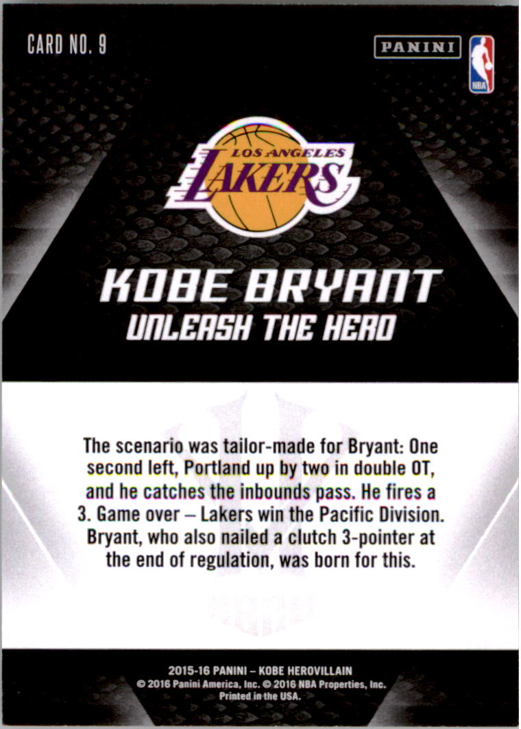 2015-16 Panini HV KB20 Desata al héroe Kobe Bryant que elijas - Imagen 19 de 43