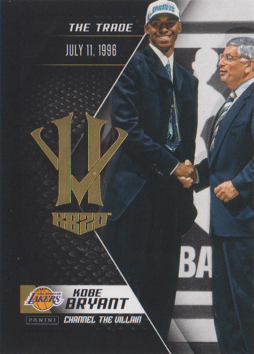 2015-16 Panini HV KB20 Channel the Villain KOBE BRYANT You
