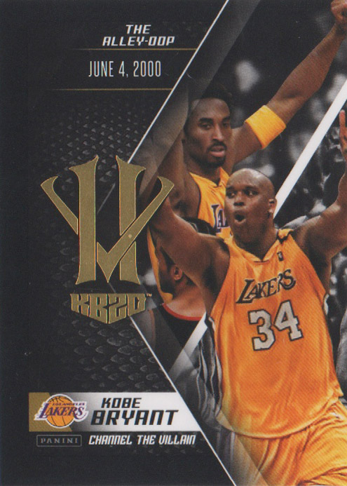 2015-16 Panini HV KB20 Channel the Villain KOBE BRYANT You
