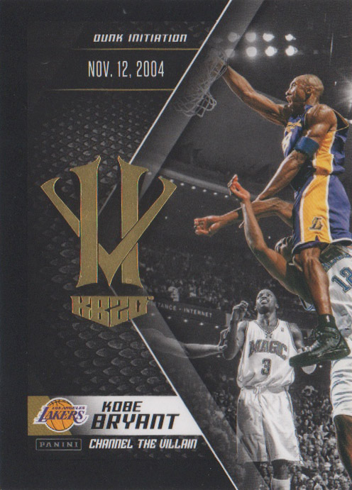 KOBE BRYANT 2000 Upper Deck Lakers Championship Jumbo 3.5x5