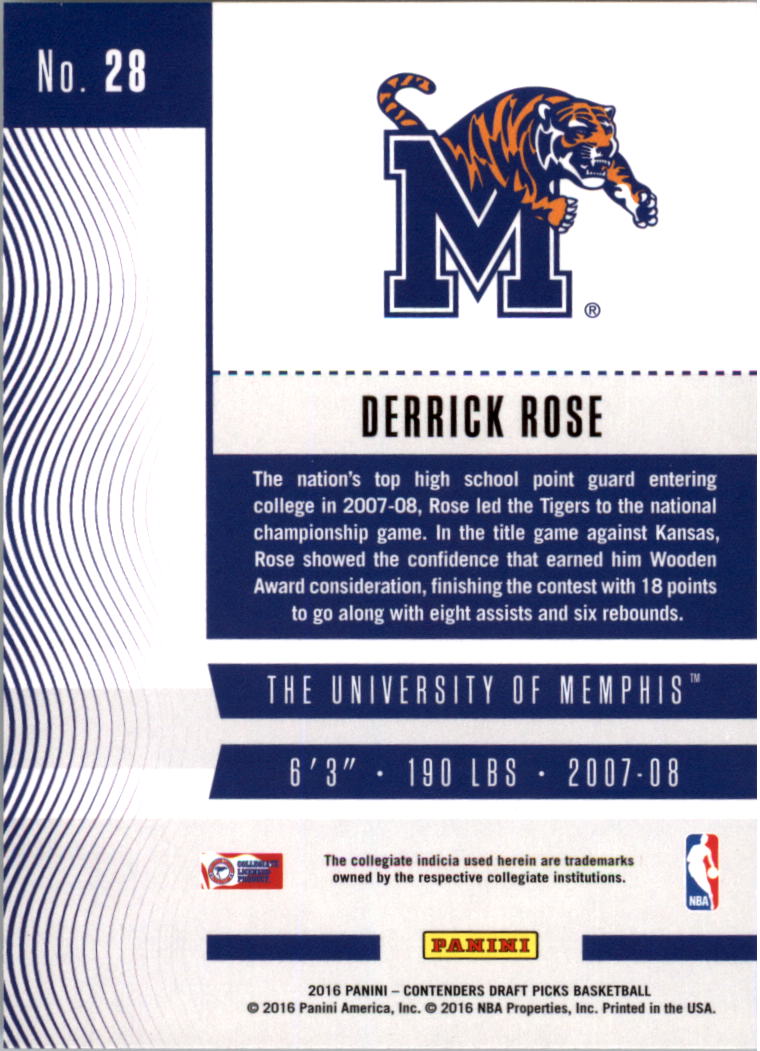 Derrick Rose cards (2009-2023) Bulls Knicks Grizzlies Pistons - You Choose - Picture 79 of 139