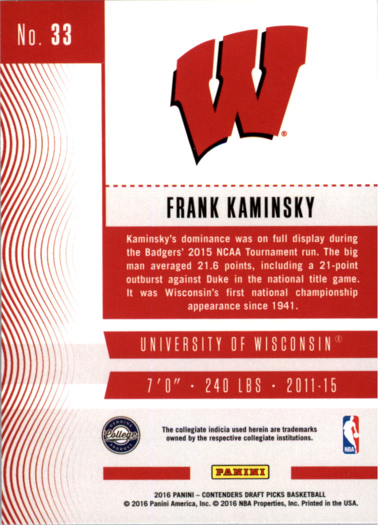 A6849- 2016-17 Panini Contenders Draft Picks BK -You Pick- 15+ FREE US SHIP - Picture 51 of 342