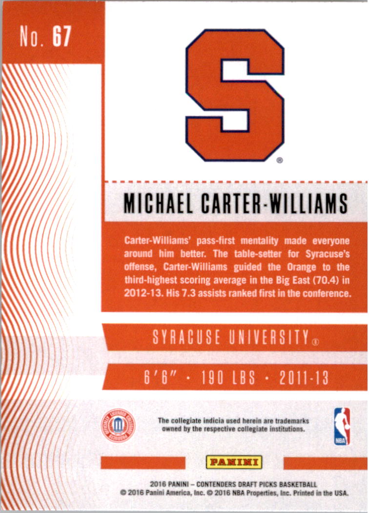 A6849- 2016-17 Panini Contenders Draft Picks BK -You Pick- 15+ FREE US SHIP - Picture 105 of 342