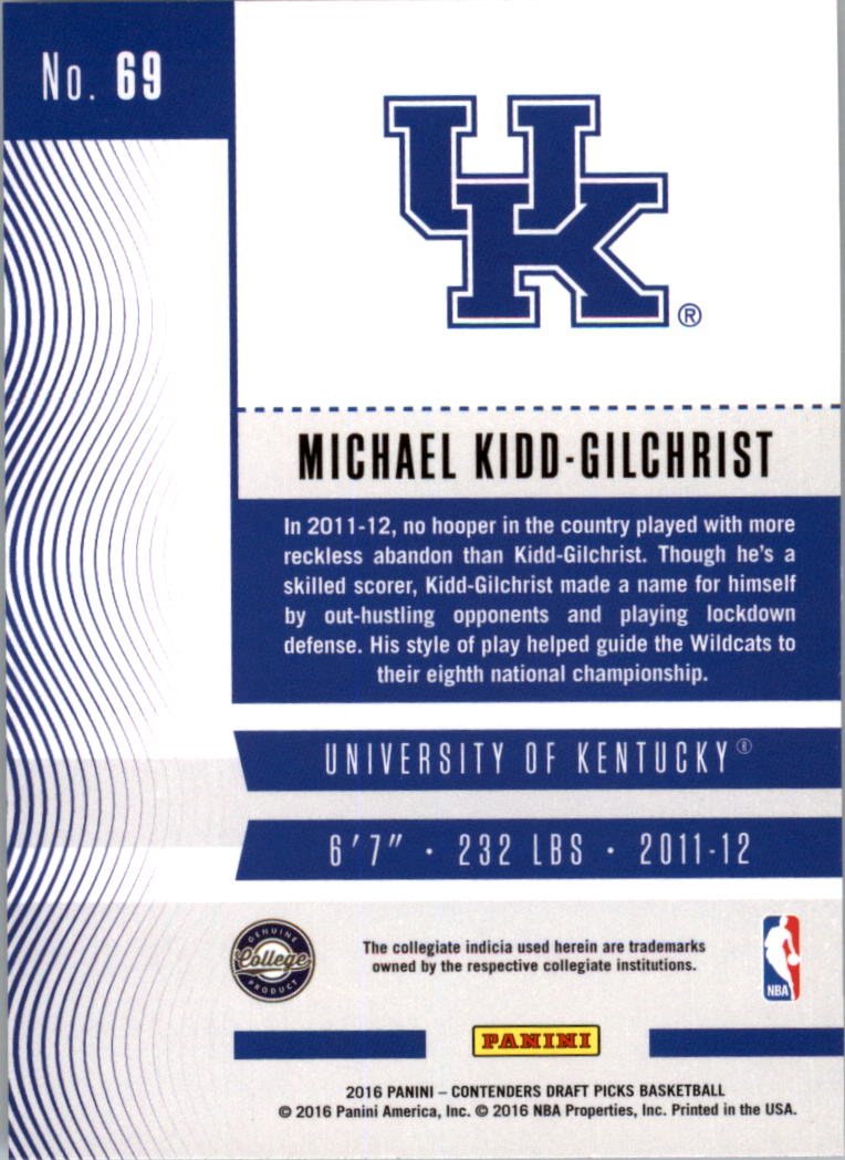 A6849- 2016-17 Panini Contenders Draft Picks BK -You Pick- 15+ FREE US SHIP - Picture 107 of 342