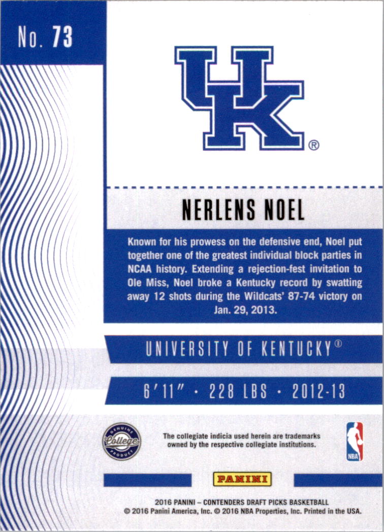 A6849- 2016-17 Panini Contenders Draft Picks BK -You Pick- 15+ FREE US SHIP - Picture 111 of 342