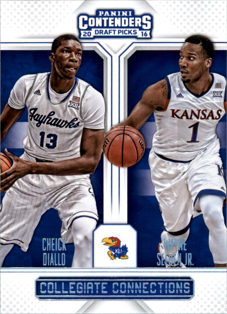 2016-17 Panini Contenders Draft Picks Collegiate Connections #12 Cheick Diallo/Wayne Selden Jr.