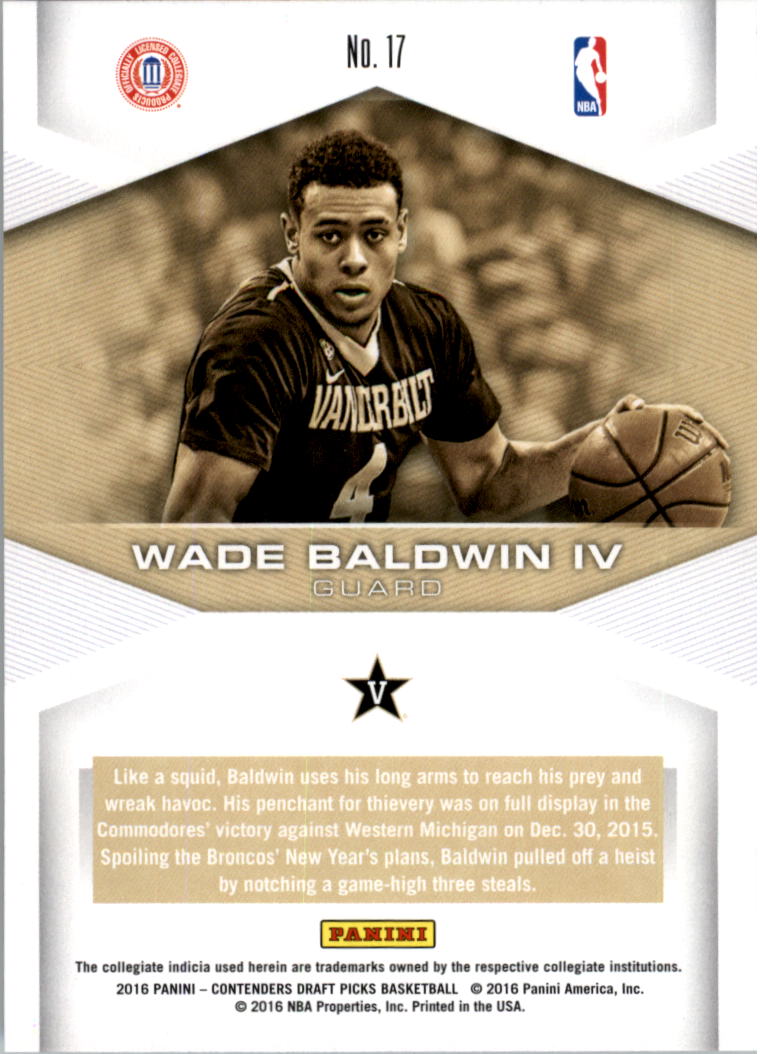 A6849- 2016-17 Panini Contenders Draft Picks BK -You Pick- 15+ FREE US SHIP - Picture 262 of 342