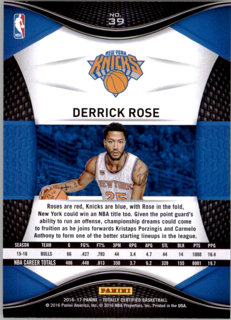 Sports Card Back