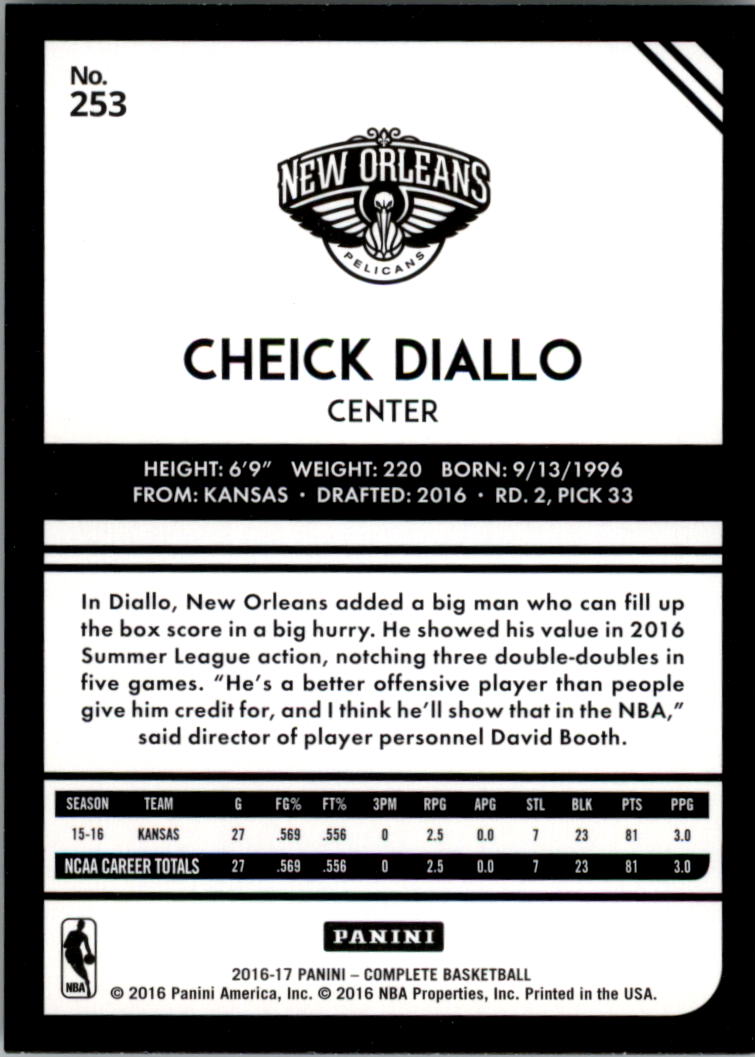 A6846- 2016-17 Panini Complete Bk Assorted Inserts -You Pick- 15+ FREE US SHIP - Picture 226 of 455