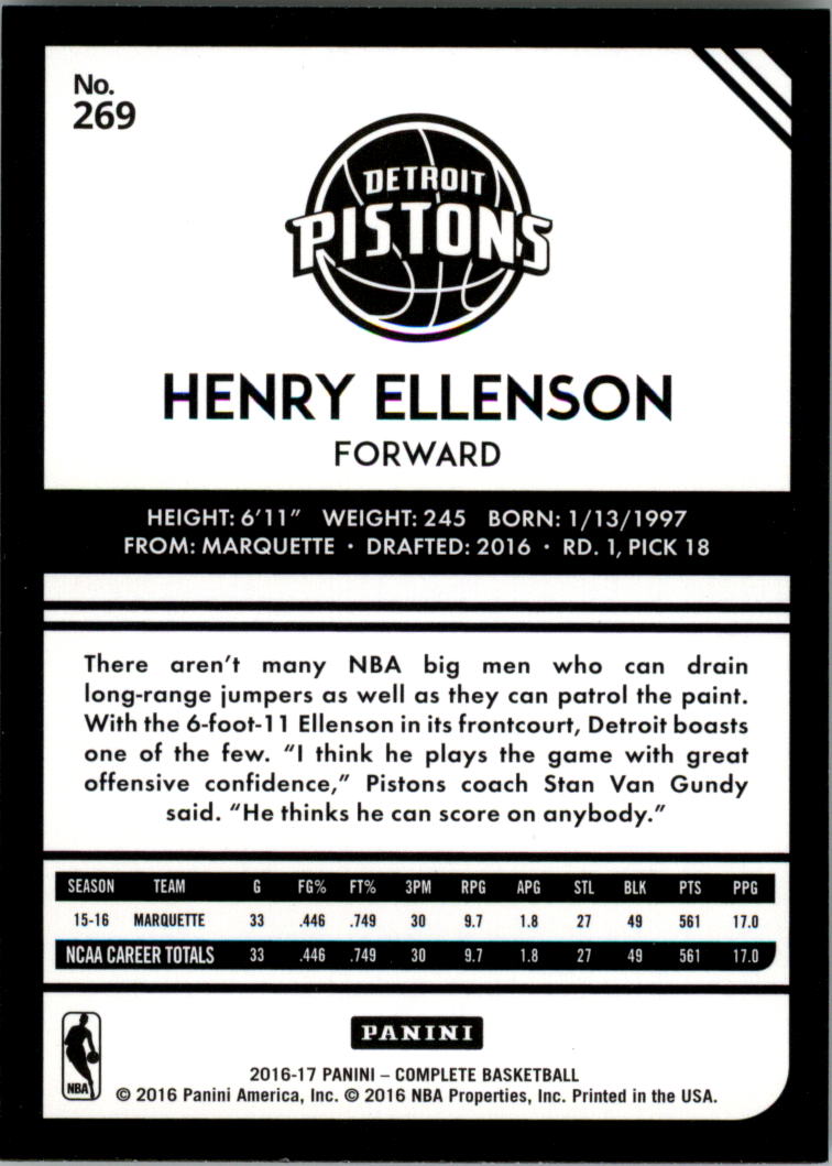 A6846- 2016-17 Panini Complete Bk Assorted Inserts -You Pick- 15+ FREE US SHIP - Picture 252 of 455