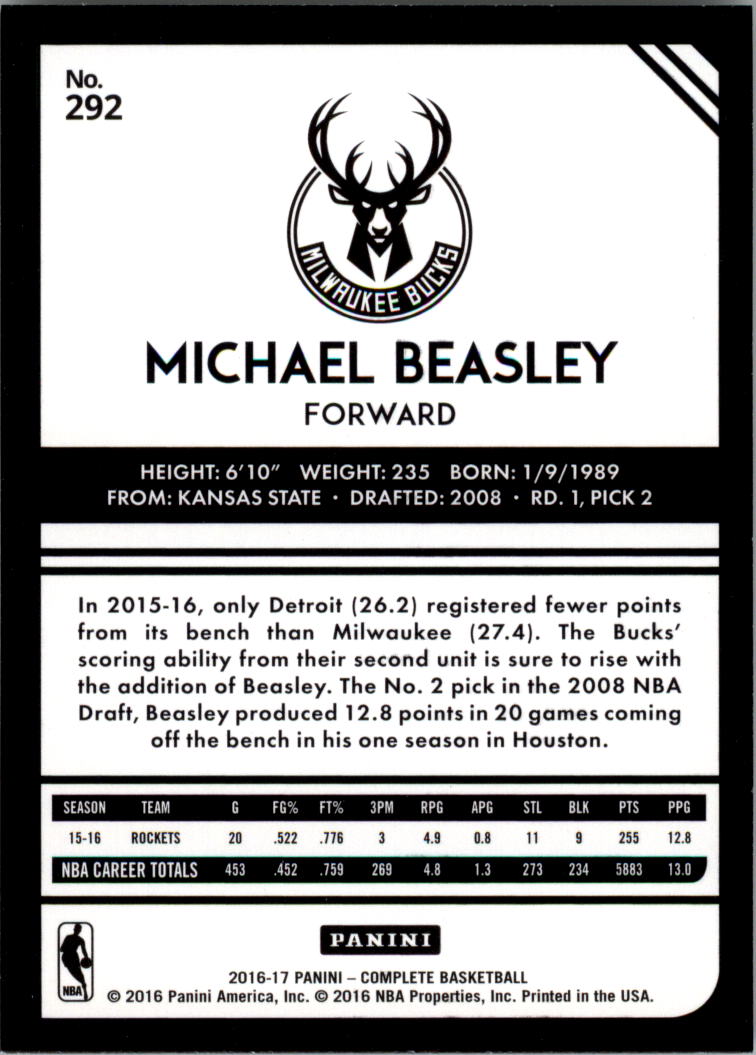 A6846- 2016-17 Panini Complete Bk Assorted Inserts -You Pick- 15+ FREE US SHIP - Picture 286 of 455