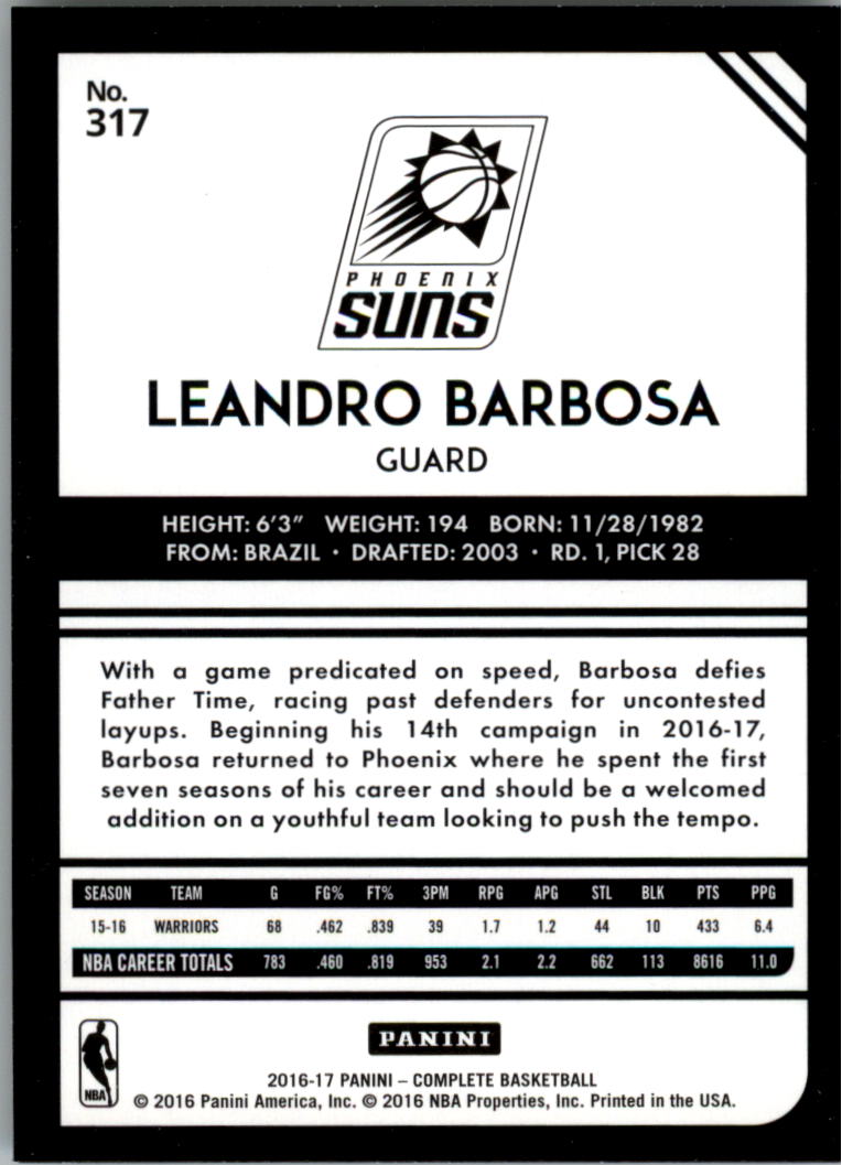 A6846- 2016-17 Panini Complete Bk Assorted Inserts -You Pick- 15+ FREE US SHIP - Picture 324 of 455