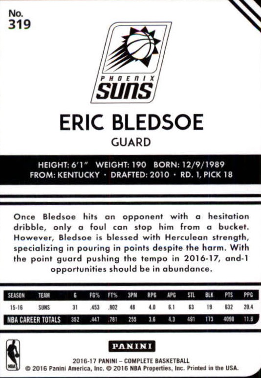 A6846- 2016-17 Panini Complete Bk Assorted Inserts -You Pick- 15+ FREE US SHIP - Picture 328 of 455