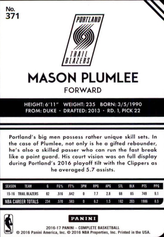 A6846- 2016-17 Panini Complete Bk Assorted Inserts -You Pick- 15+ FREE US SHIP - Picture 416 of 455
