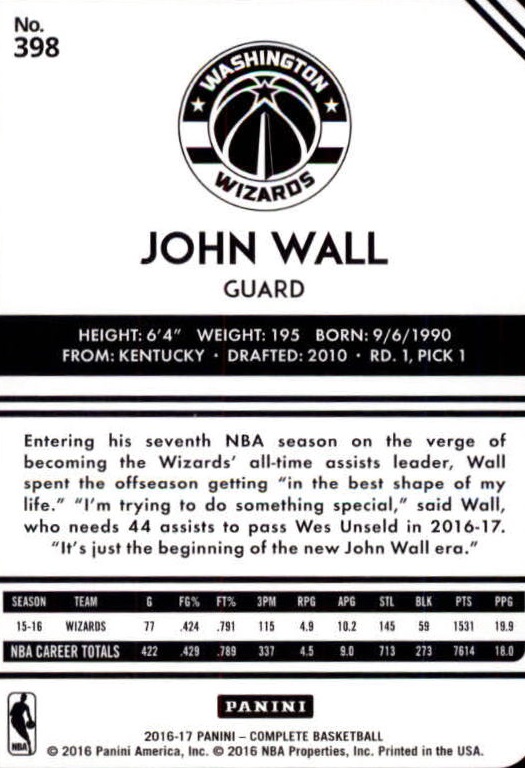 A6846- 2016-17 Panini Complete Bk Assorted Inserts -You Pick- 15+ FREE US SHIP - Picture 453 of 455
