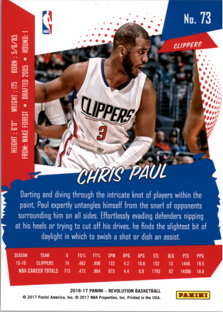 Chris Paul cards (2006-2023) Suns Thunder Rockets Clippers Hornets - You Choose - Picture 129 of 203