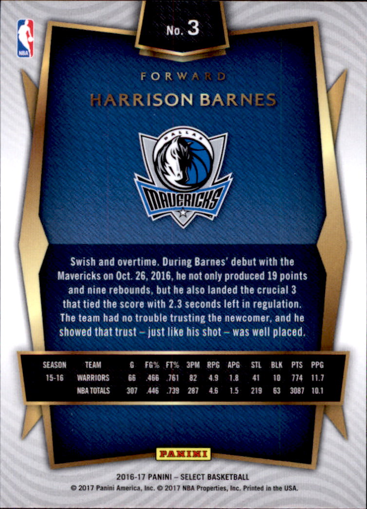 2016-17 Select Basketball Card Pick (Base) - Picture 6 of 333