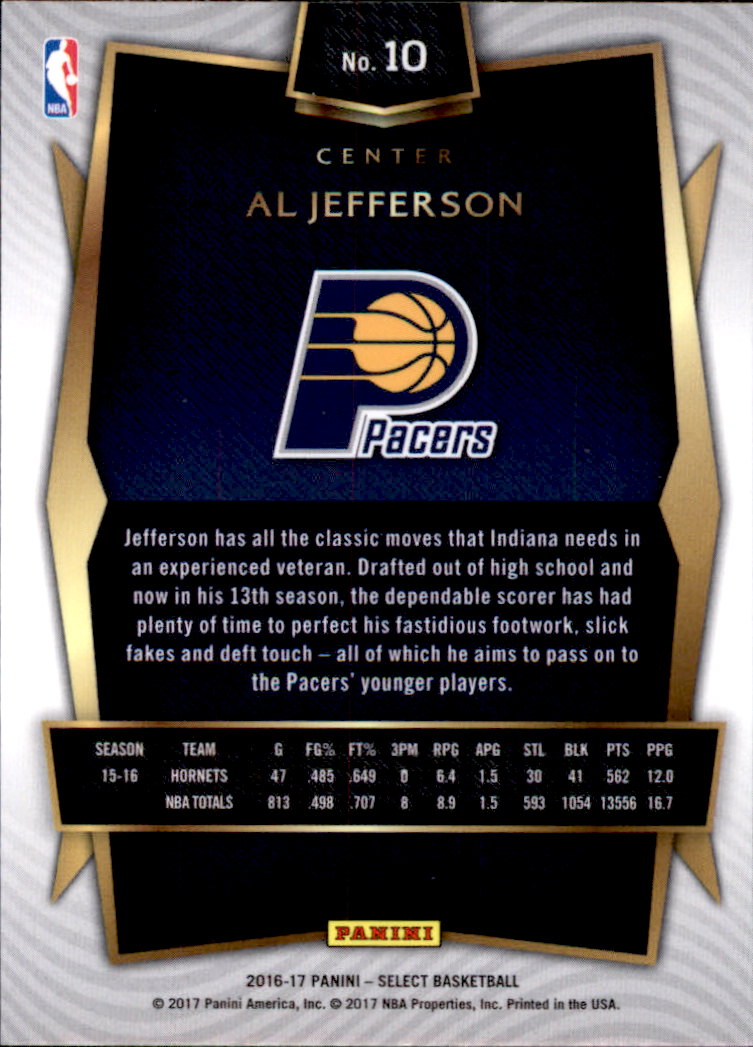2016-17 Select Basketball Card Pick (Base) - Picture 18 of 333