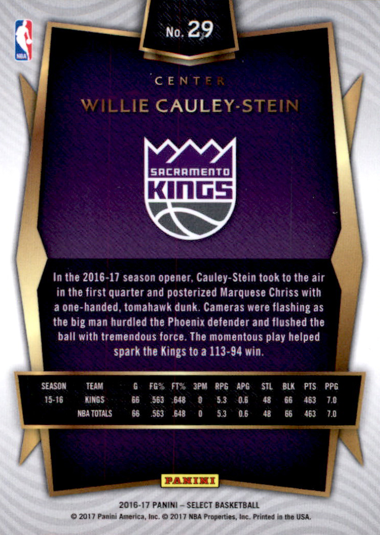 2016-17 Select Basketball Card Pick (Base) - Picture 53 of 333