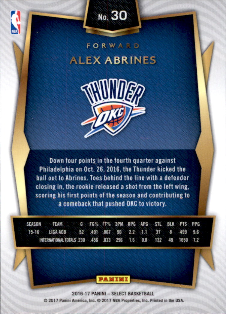 2016-17 Select Basketball Card Pick (Base) - Picture 55 of 333