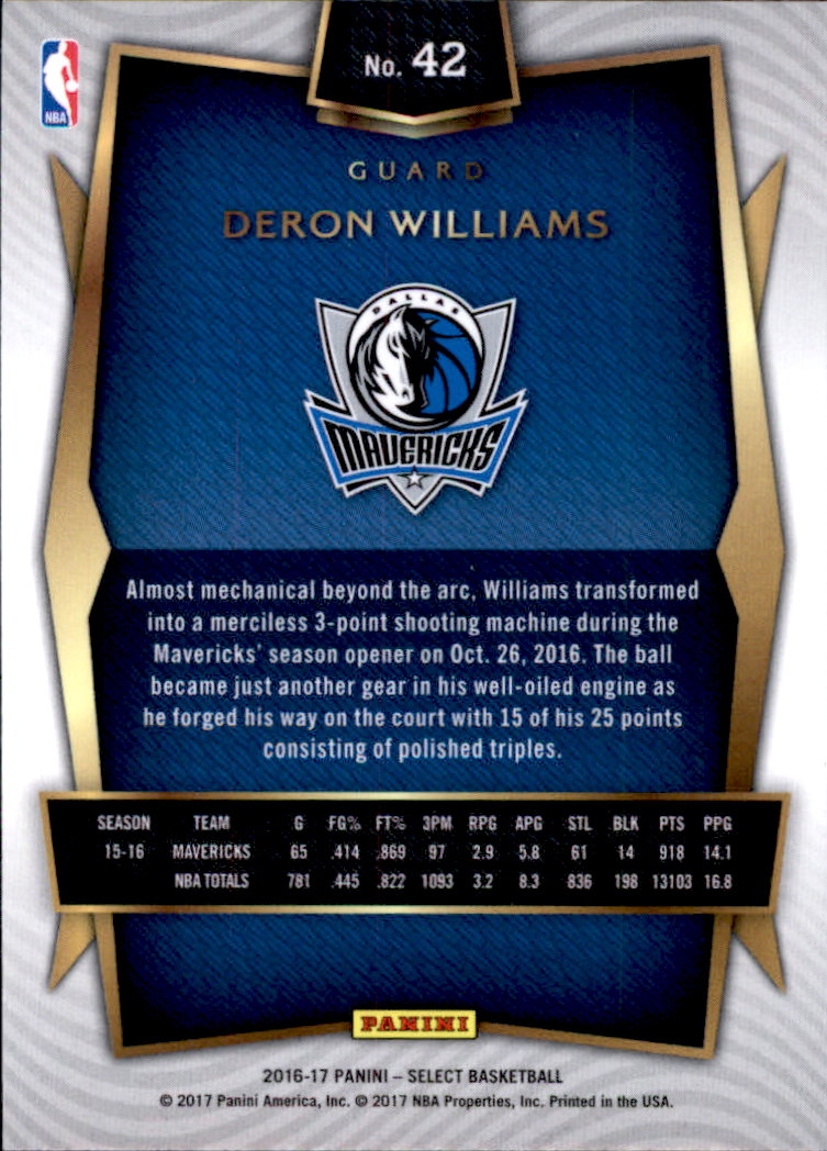 2016-17 Select Basketball Card Pick (Base) - Picture 77 of 333