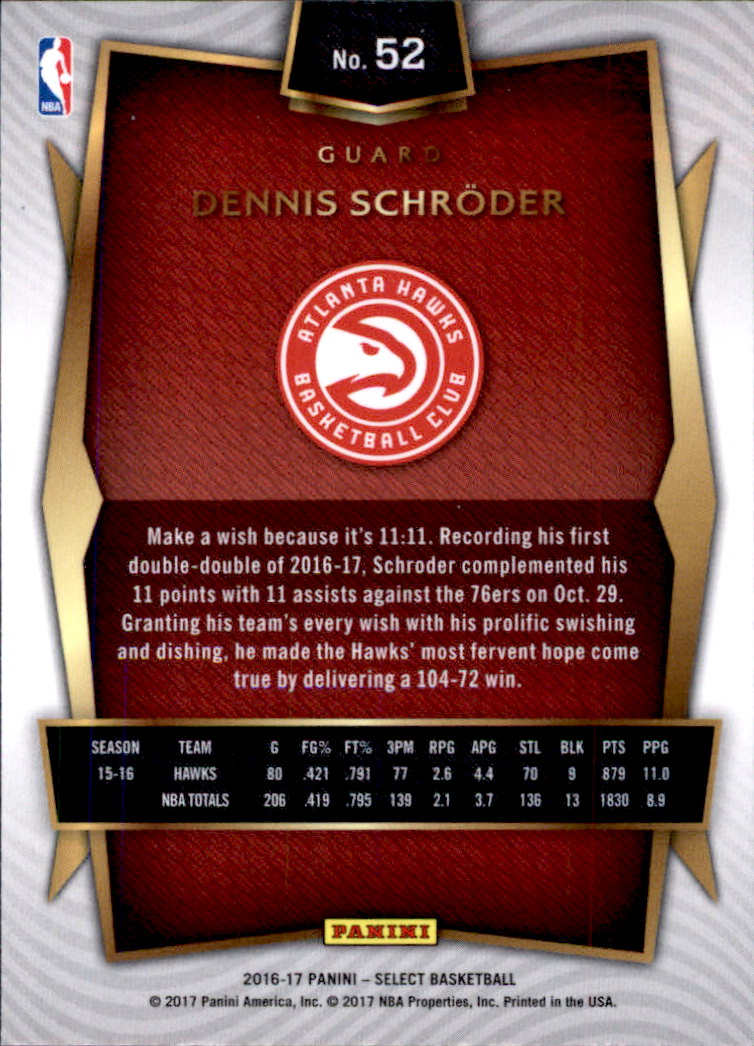 2016-17 Select Basketball Card Pick (Base) - Picture 95 of 333