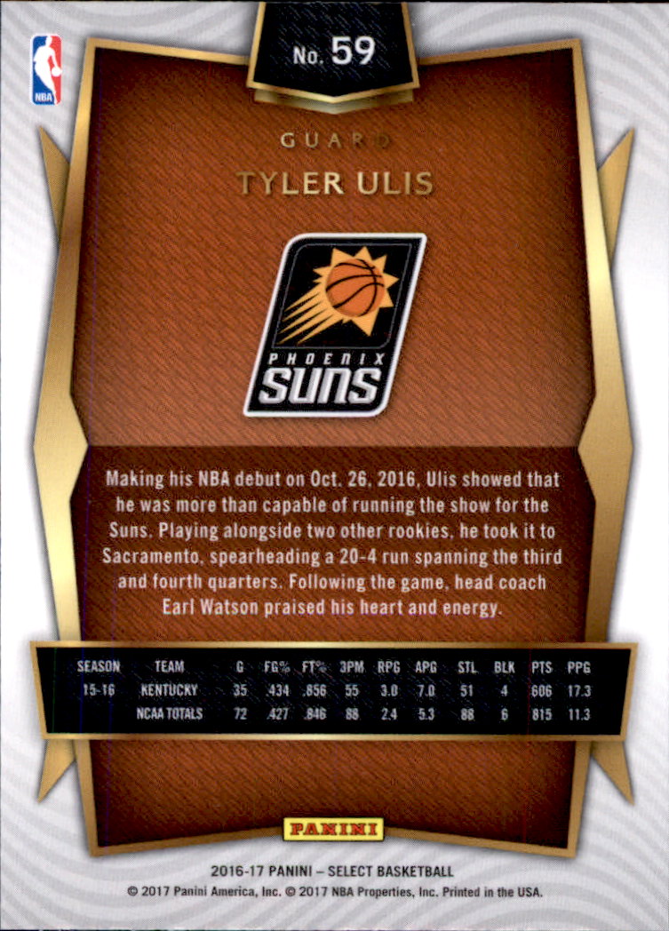 2016-17 Select Basketball Card Pick (Base) - Picture 109 of 333