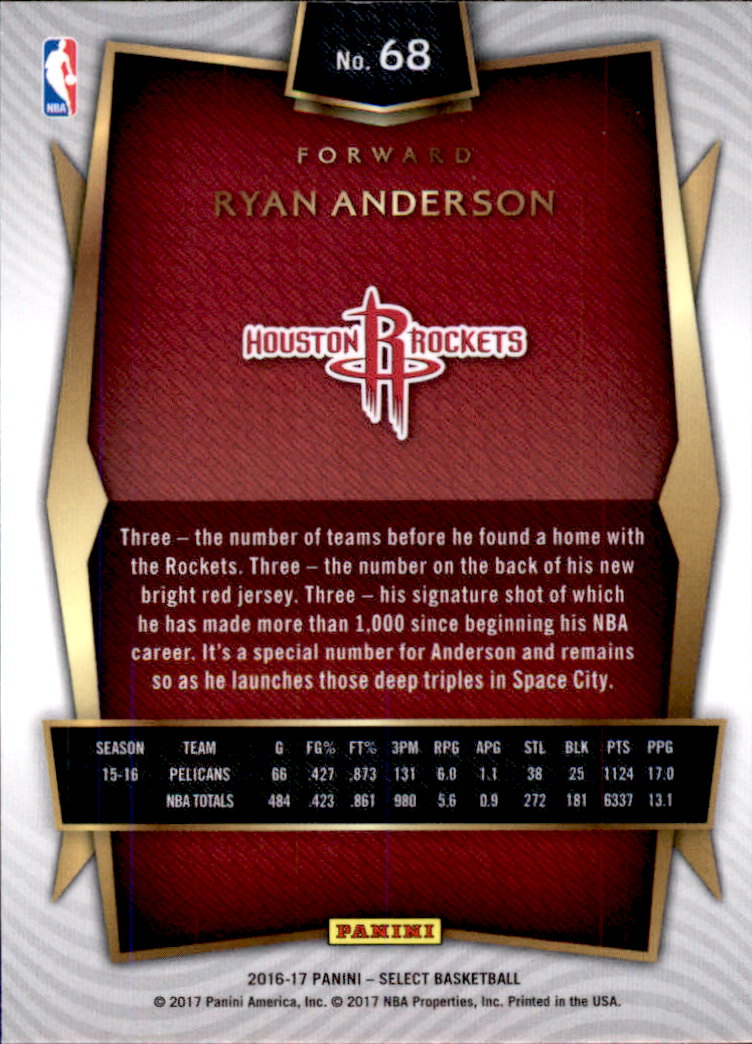 2016-17 Select Basketball Card Pick (Base) - Picture 125 of 333