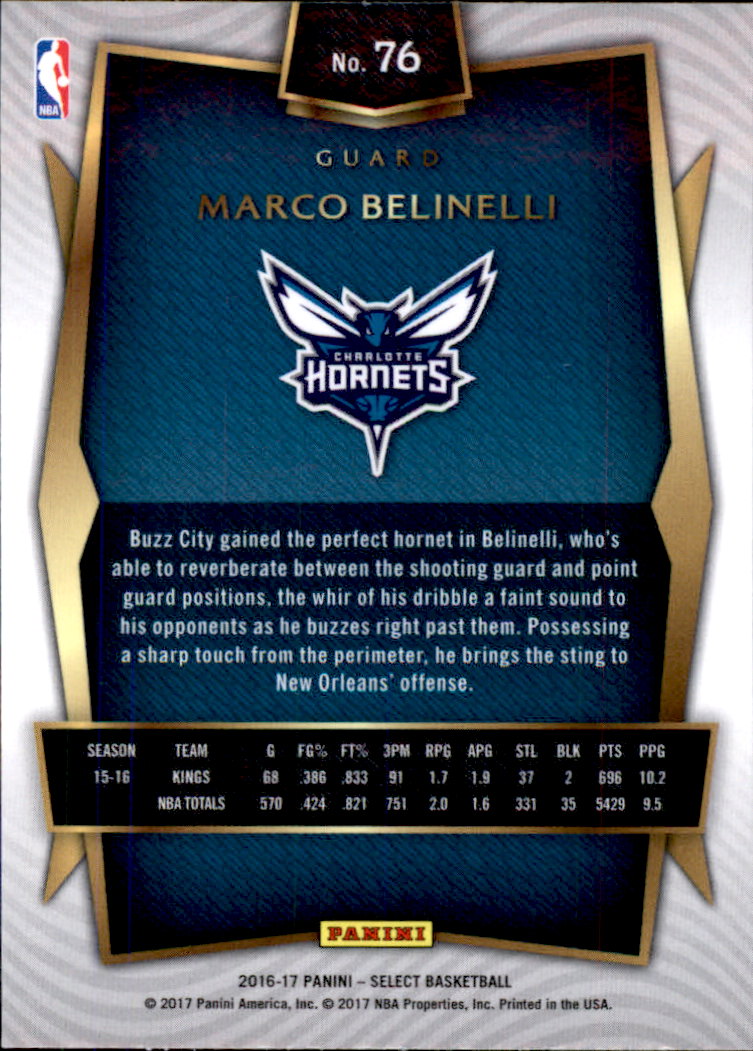 2016-17 Select Basketball Card Pick (Base) - Picture 141 of 333
