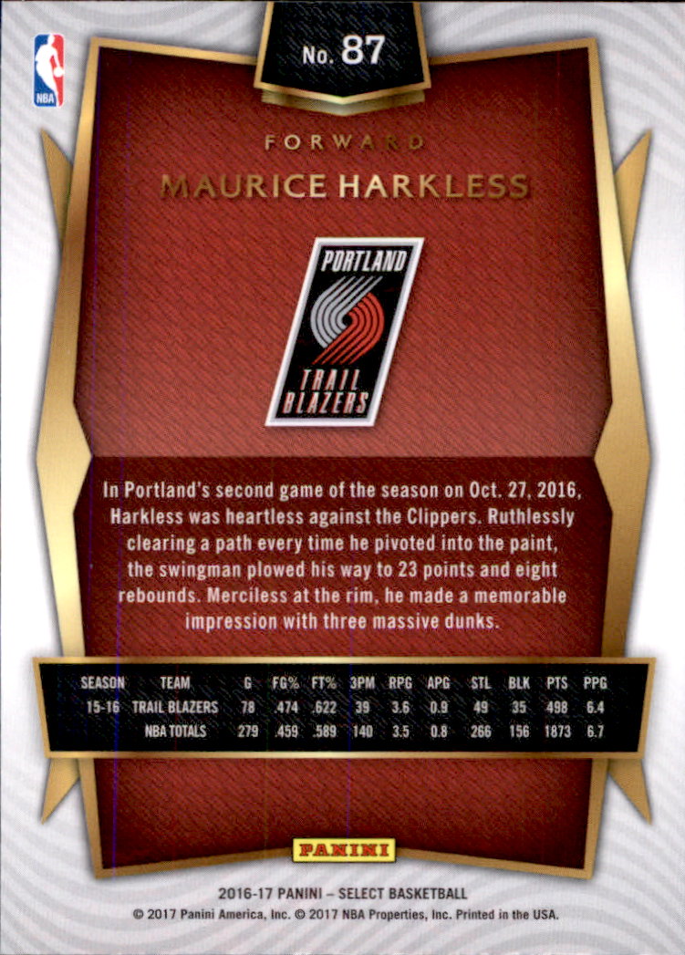 2016-17 Select Basketball Card Pick (Base) - Picture 162 of 333